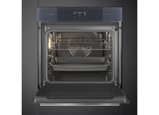 _RABAT_ | wysyłka 24H* | Piekarnik z funkcją pary SMEG SO6102S3PG neptune grey | czyszczenie parowe | linia LINEA