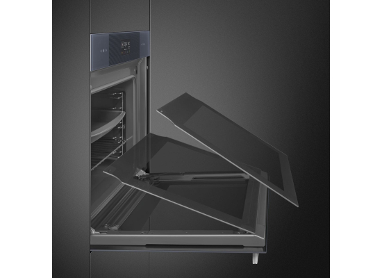 _RABAT_ | wysyłka 24H* | Piekarnik z funkcją pary SMEG SO6102S3PG neptune grey | czyszczenie parowe | linia LINEA