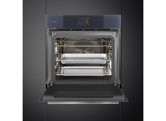 _RABAT_ | Piekarnik z funkcją pary SMEG SO6104S4PG neptune grey | czyszczenie parowe | linia LINEA