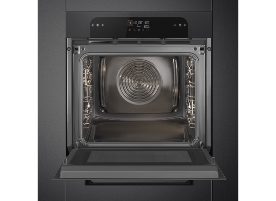 _RABAT_ | Piekarnik z funkcją mikrofali SMEG SO6202M2B czarny | czyszczenie parowe | linia MUSA