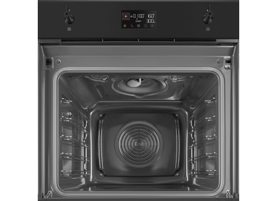 _RABAT_ | Piekarnik z funkcją mikrofali SMEG SO6303APX czarny mat | czyszczenie parowe | linia CLASSICA