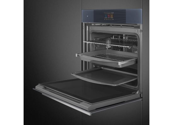 _RABAT_ | Piekarnik z funkcją pary SMEG SOP6104S2PG neptune grey | czyszczenie pyroliza | linia LINEA