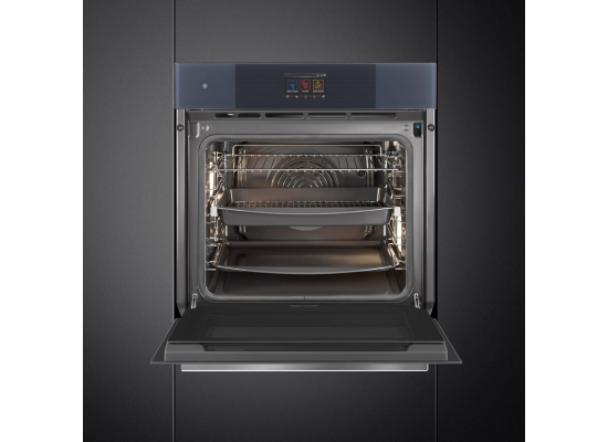 _RABAT_ | Piekarnik z funkcją pary SMEG SOP6104S2PG neptune grey | czyszczenie pyroliza | linia LINEA