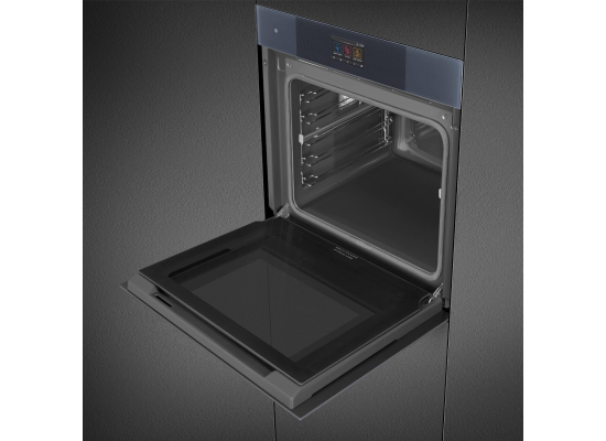 _RABAT_ | Piekarnik z funkcją pary SMEG SOP6104S2PG neptune grey | czyszczenie pyroliza | linia LINEA