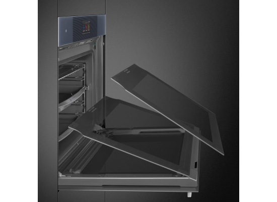_RABAT_ | Piekarnik z funkcją pary SMEG SOP6104S2PG neptune grey | czyszczenie pyroliza | linia LINEA