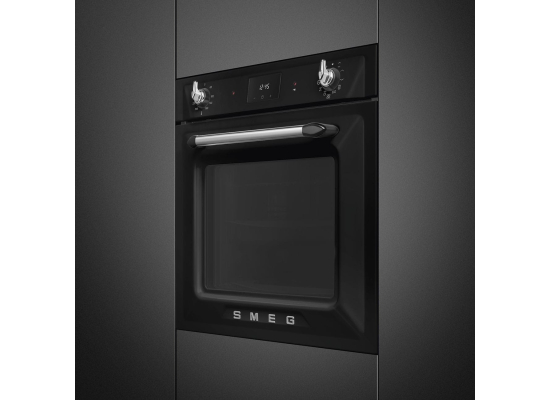 _RABAT_ | wysyłka 24H* | Piekarnik SMEG SOP6900TN czarny | czyszczenie pyroliza | linia VICTORIA