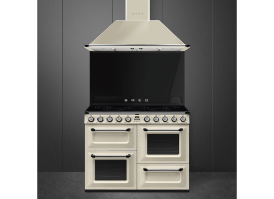 _RABAT_ | wysyłka 24H* | Kuchnia z płytą indukcyjną SMEG TR4110IP2 kremowy | 110cm | czyszczenie parowe | linia VICTORIA | + GRATIS robot SMF05BLEU