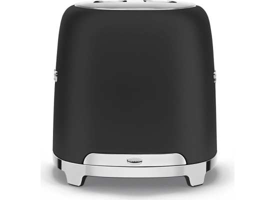 _RABAT_ | Toster na 2 kromki SMEG TSF01BLMEU czarny mat | 2 kieszenie | linia 50's STYLE