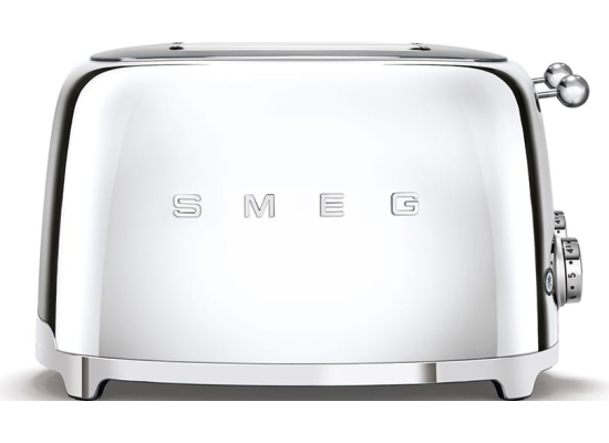 _RABAT_ | Toster na 4 kromki SMEG TSF03SSEU srebrny | 4 kieszenie | linia 50's STYLE