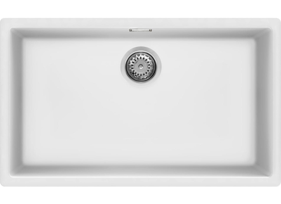 _RABAT_ | Zlew SMEG VZP76B WHITE (biały mat) | linia QUADRA