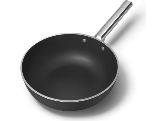 _RABAT_ | Wok SMEG WOF3002BLM czarny mat | 30cm