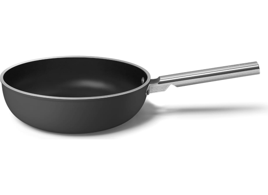 _RABAT_ | Wok SMEG WOF3002BLM czarny mat | 30cm