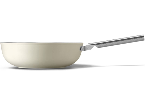 _RABAT_ | Wok SMEG WOF3002CRM kremowy mat | 30cm