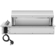 _RABAT_ | Grill elektryczny do zabudowy SMEG BBQE90X stal nierdzewna | szerokość: 90 cm, 2 strefy | linia BBQ