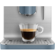 _RABAT_ | wysyłka 24H* | Ekspres automatyczny SMEG BCC12SBMEU storm blue mat | z dyszą do spieniania mleka | linia COLLEZIONE