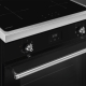 _RABAT_ | Kuchnia z płytą indukcyjną SMEG C6IMBLT2 czarny | 60cm | emalia Ever Clean | linia CONCERTO | + GRATIS blender BLF03BLEU