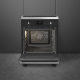 _RABAT_ | Kuchnia z płytą indukcyjną SMEG C6IMMBT2 czarny mat | 60cm | emalia Ever Clean | linia CONCERTO | + GRATIS blender BLF03BLEU