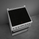 _RABAT_ | Kuchnia z płytą indukcyjną SMEG C6IPXM2 stal nierdzewna | 60cm | czyszczenie pyroliza | linia SYMFONIA | + GRATIS blender BLF03BLEU