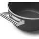 _RABAT_ | Garnek z pokrywką SMEG CSF2412BLM czarny mat | 24cm