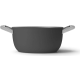 _RABAT_ | Garnek z pokrywką SMEG CSF2412BLM czarny mat | 24cm