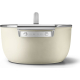 _RABAT_ | Garnek z pokrywką SMEG CSF2412CRM kremowy mat | 24cm