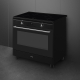 _RABAT_ | Kuchnia z płytą indukcyjną SMEG CX91IMBL czarny | 60cm | czyszczenie parowe | linia CONCERTO | + GRATIS blender BLF03BLEU