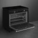 _RABAT_ | Kuchnia z płytą indukcyjną SMEG CX91IMBL czarny | 60cm | czyszczenie parowe | linia CONCERTO | + GRATIS blender BLF03BLEU