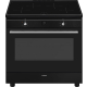 _RABAT_ | Kuchnia z płytą indukcyjną SMEG CX91IMBL czarny | 60cm | czyszczenie parowe | linia CONCERTO | + GRATIS blender BLF03BLEU