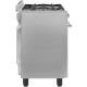 _RABAT_ | Kuchnia z płytą gazową SMEG CX92GM stal nierdzewna | 90cm | czyszczenie parowe | linia CONCERTO | + GRATIS blender BLF03BLEU