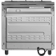 _RABAT_ | Kuchnia z płytą gazową SMEG CX92GM stal nierdzewna | 90cm | czyszczenie parowe | linia CONCERTO | + GRATIS blender BLF03BLEU