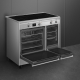 _RABAT_ | wysyłka 24H* | Kuchnia z płytą indukcyjną SMEG CX92IM stal nierdzewna | 90cm | czyszczenie parowe | linia CONCERTO | + GRATIS blender BLF03B