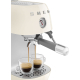 _RABAT_ | Ekspres kolbowy SMEG ECF03CREU kremowy | funkcja ColdBrew | linia 50's STYLE