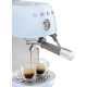_RABAT_ | wysyłka 24H* | Ekspres kolbowy SMEG ECF03PBEU pastelowy błękit | funkcja ColdBrew | linia 50's STYLE