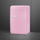 _RABAT_ | Chłodziarka wolnostojąca SMEG FAB10HRPK6 pastelowy róż | zawias PRAWY | 96cm | linia 50'S STYLE