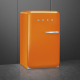 _RABAT_ | Lodówka wolnostojąca SMEG FAB10LOR6 pomarańczowy | zawias LEWY | 96cm | linia 50's STYLE