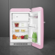 _RABAT_ | Lodówka wolnostojąca SMEG FAB10RPK6 pastelowy róż | zawias PRAWY | 96cm | linia 50's STYLE
