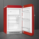 _RABAT_ | Lodówka wolnostojąca SMEG FAB10RRD6 czerwony | zawias PRAWY | 96cm | linia 50's STYLE