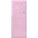 _RABAT_ | Lodówka wolnostojąca SMEG FAB28LPK6 pastelowy róż | zawiasy po LEWEJ | 150cm | linia 50'S STYLE