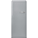 _RABAT_ | wysyłka 24H* | Lodówka wolnostojąca SMEG FAB28LSV6 srebrny | zawiasy po LEWEJ | 150cm | linia 50'S STYLE