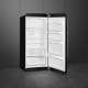 _RABAT_ | Lodówka wolnostojąca SMEG FAB28RBL6 czarny | zawiasy po PRAWEJ | 150cm | linia 50'S STYLE