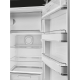 _RABAT_ | Lodówka wolnostojąca SMEG FAB28RBL6 czarny | zawiasy po PRAWEJ | 150cm | linia 50'S STYLE