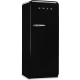 _RABAT_ | Lodówka wolnostojąca SMEG FAB28RBL6 czarny | zawiasy po PRAWEJ | 150cm | linia 50'S STYLE