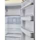 _RABAT_ | wysyłka 24H* | Lodówka wolnostojąca SMEG FAB28RCR6 kremowy | zawiasy po PRAWEJ | 150cm | linia 50's STYLE