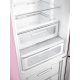 _RABAT_ | Lodówka wolnostojąca SMEG FAB32RPK6 pastelowy róż | zawiasy po PRAWEJ | 197cm | linia 50'S STYLE