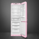 _RABAT_ | Lodówka wolnostojąca SMEG FAB32RPK6 pastelowy róż | zawiasy po PRAWEJ | 197cm | linia 50'S STYLE