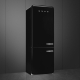 _RABAT_ | Lodówka wolnostojąca SMEG FAB38LBL6 czarny | zawiasy po LEWEJ | 205cm | linia 50'S STYLE
