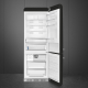 _RABAT_ | wysyłka 24H* | Lodówka wolnostojąca SMEG FAB38RBL6 czarny | zawiasy po PRAWEJ | 205cm | linia 50'S STYLE