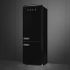 _RABAT_ | wysyłka 24H* | Lodówka wolnostojąca SMEG FAB38RBL6 czarny | zawiasy po PRAWEJ | 205cm | linia 50'S STYLE
