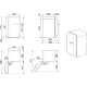 _RABAT_ | Chłodziarka minibar SMEG FAB5LCR6 kremowy | zawias LEWY | 73cm | linia 50'S STYLE
