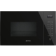 _RABAT_ | wysyłka 24H* | Kuchenka mikrofalowa SMEG FMI125N czarne szkło | linia LINEA
